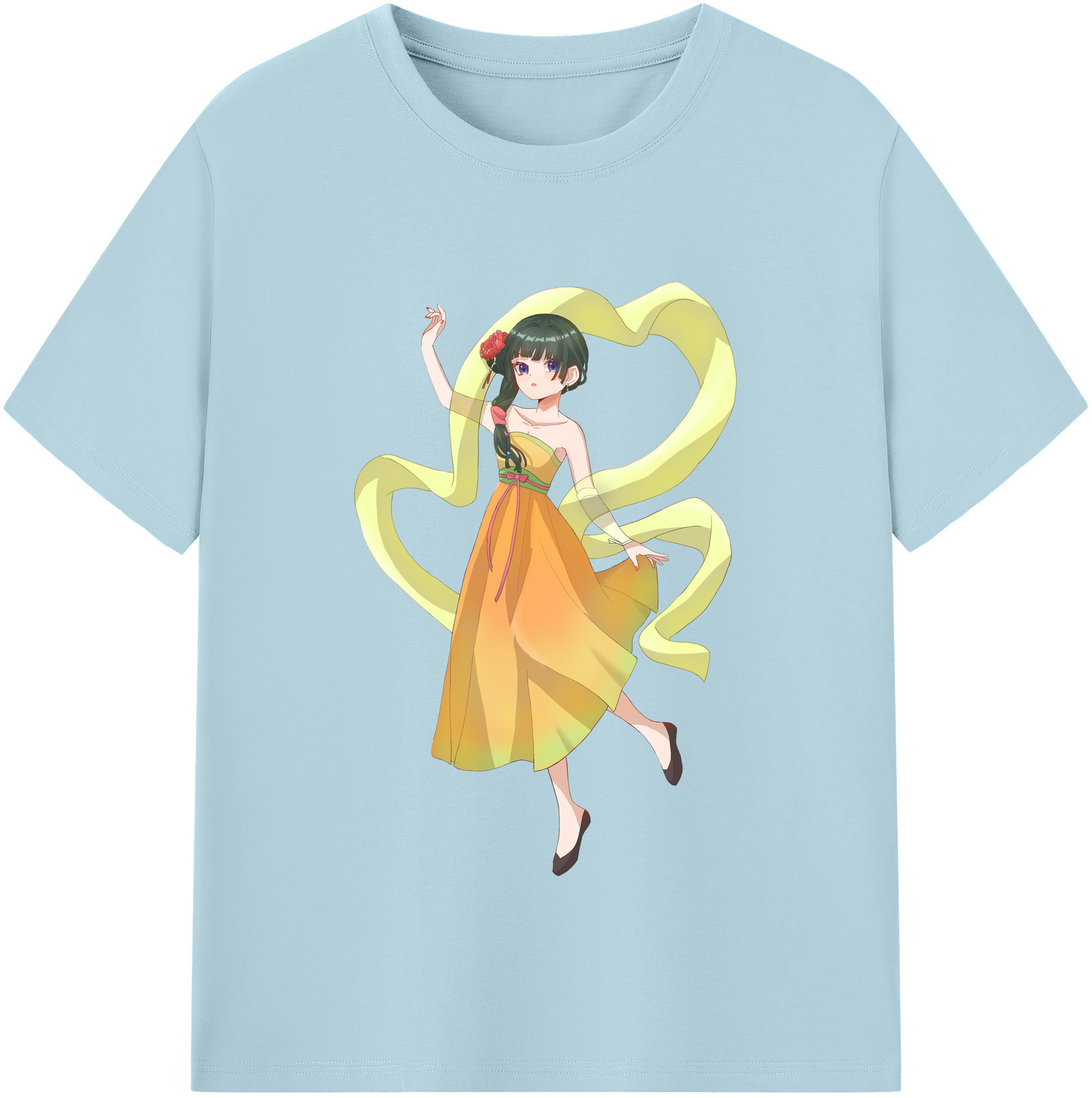 （画像用） 薬屋のひとりごと The Apothecary Diaries 綿100％半袖Tシャツ（フロントプリント）